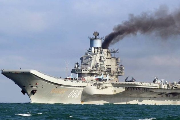 Російський крейсер «Адмірал Кузнєцов» перебуває в аварійному стані — ГУР