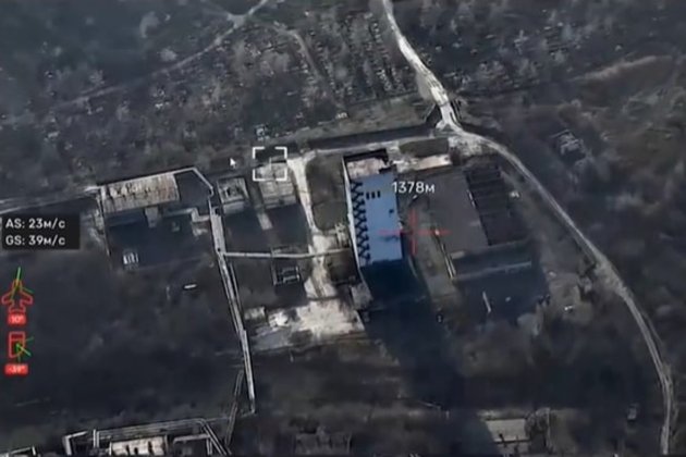 Сергій Притула вперше показав роботу дрона SHARK над Донецьком (відео)