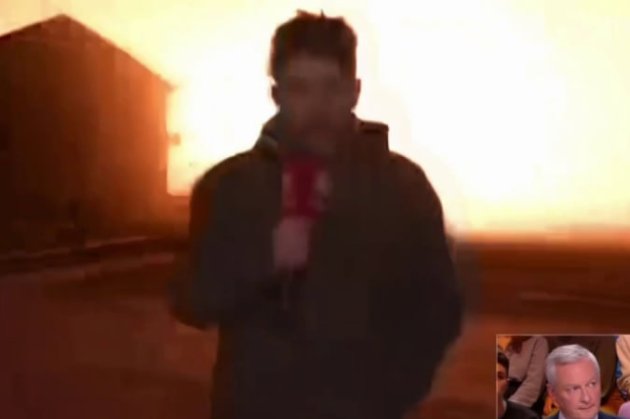 Французькі журналісти потрапили під ракетний обстріл на Донеччині (відео)