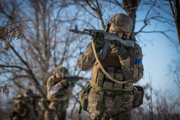 Карта бойових дій в Україні станом на 17 січня 