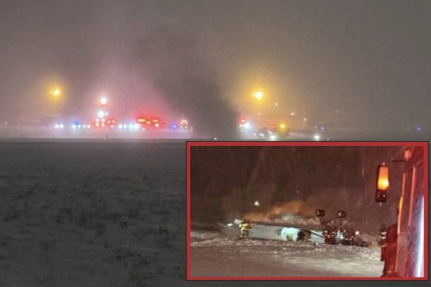 У США на тлі зимового шторму розбився приватний літак з вісьмома людьми на борту