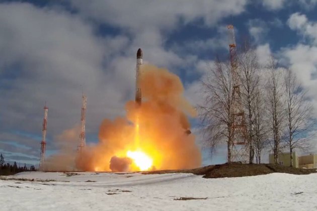 Росія провела невдале випробування балістичної ракети «Сармат» під час візиту Байдена до Києва — CNN