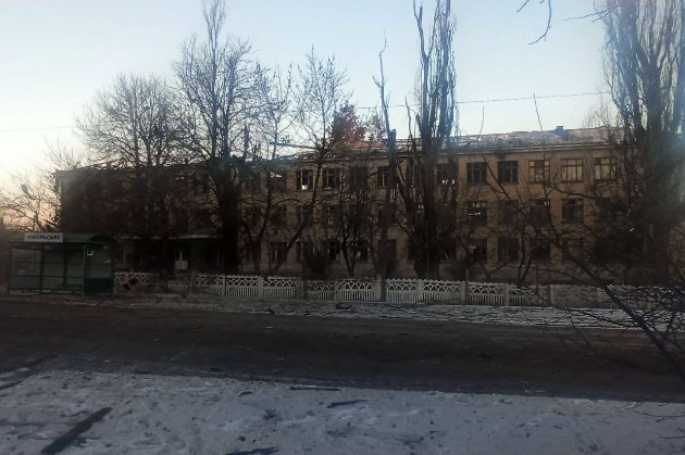 З’явилися фото результатів нічної «бавовни» поблизу Маріуполя