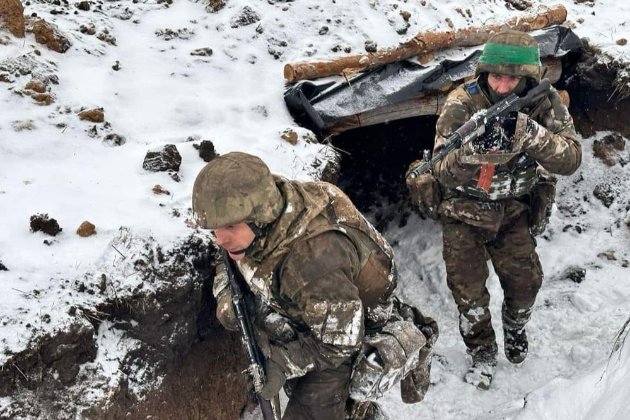 Карта бойових дій в Україні станом на 9 лютого