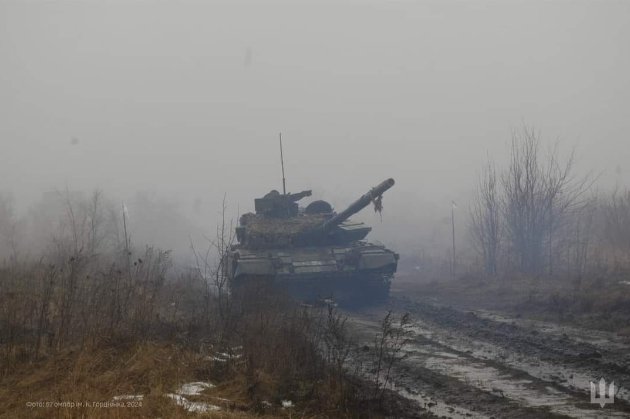 Карта бойових дій в Україні станом на 23 лютого 