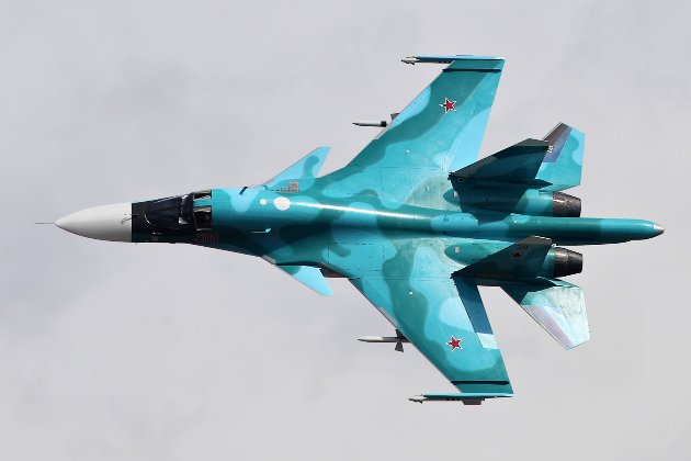 Повітряні сили знову збили російський літак Су-34