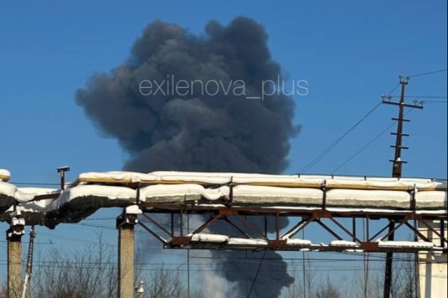Сили оборони завдали удару по арсеналу росіян і складах боєприпасів українською ракетою «Фламінго» (відео)