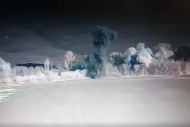 ЗСУ показали ще одне успішне знищення колони російських загарбників (відео)