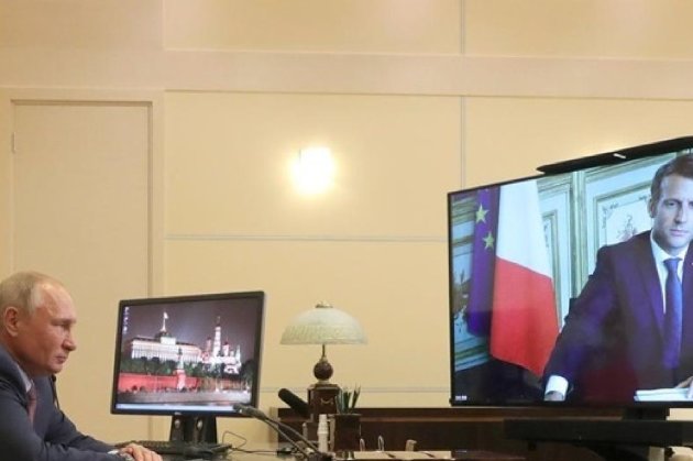 Макрон висловив путіну занепокоєння через ситуацію в Маріуполі