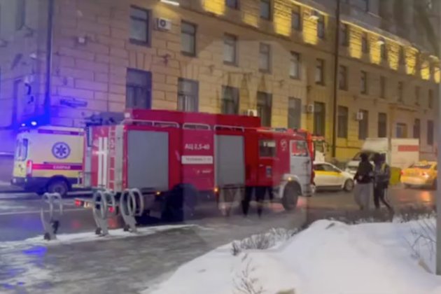 У Москві загорілась будівля Міністерства внутрішніх справ — ЗМІ (відео)