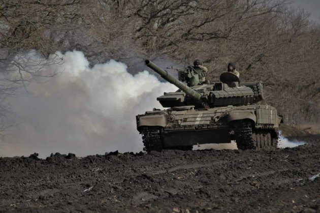 Карта бойових дій в Україні станом на 24 березня