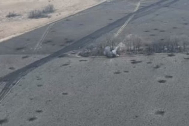 Під Бахмутом артилеристи знищили окупантів на щойно облаштованих позиціях (відео)
