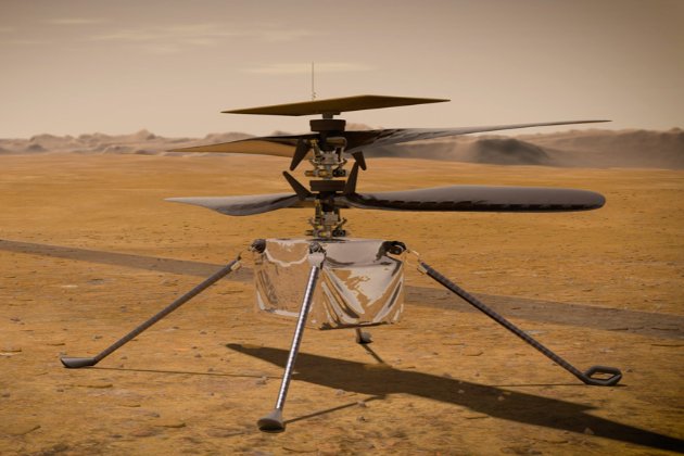 Гелікоптер Ingenuity зробив унікальне фото заходу сонця на Марсі