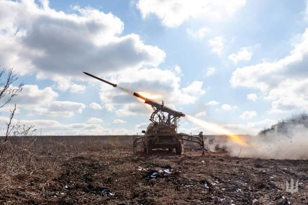 Карта бойових дій в Україні станом на 2 березня 