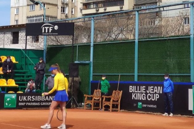 Під акомпанемент перфоратора. Українські тенісистки виграли у японок в Кубку Біллі Джин Кінг