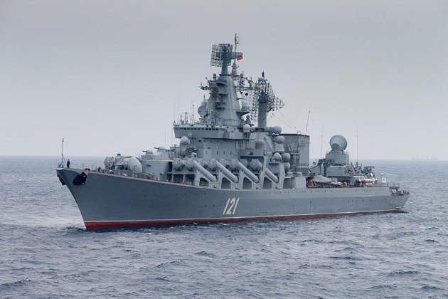 Росіянам не вдалося евакуювати екіпаж підбитого крейсера «Москва» 