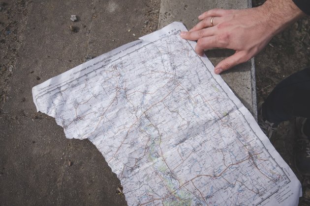 Окупанти використовують карти з системою координат часів Другої світової війни (фото)