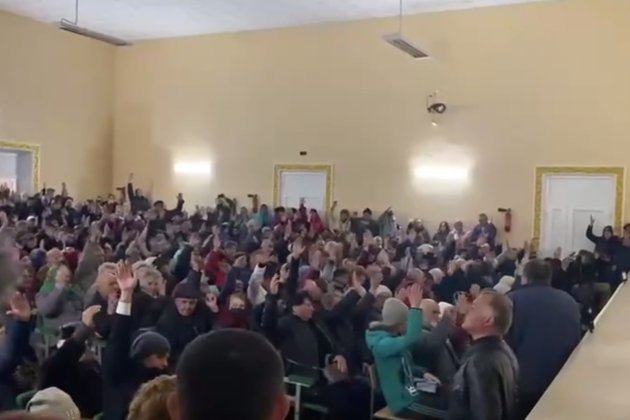 Окупанти на сході Запорізької області провели «голосування за днр» (відео)