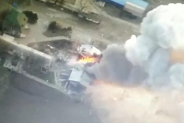 ЗСУ знищили склад боєприпасів російських загарбників (відео)