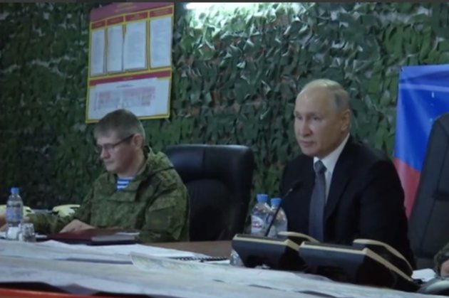 Путін відвідав штаби окупаційних військ в Україні
