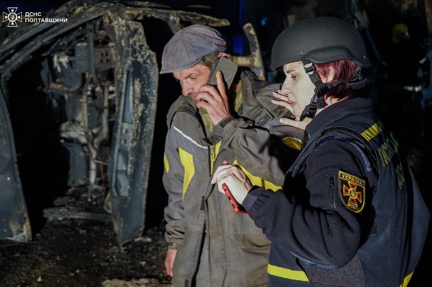 Ввечері росіяни вдарили ракетою по двоповерхівці на Полтавщині (фото)