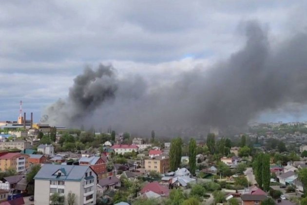 У Воронежі горить машинобудівельний завод (відео)