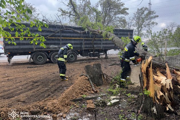 Через буревій в Україні троє людей загинуло, 700 населених пунктів знеструмлені (фото)