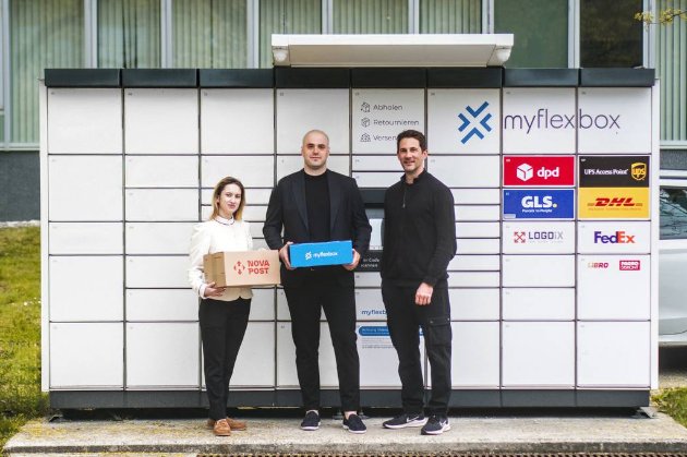 «Нова пошта» розпочинає доставку посилок до поштоматів myflexbox в Австрії