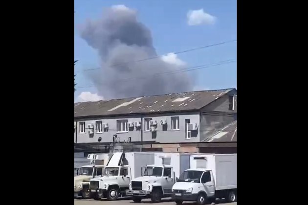 ЗСУ знищили склад боєприпасів у Чорнобаєвці (відео)