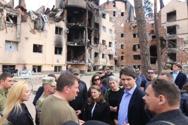 Прем’єр-міністр Канади Джастін Трюдо відвідав Ірпінь (фото)