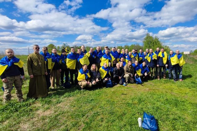 Україна повернула з російського полону 45 захисників «Азовсталі» (фото)