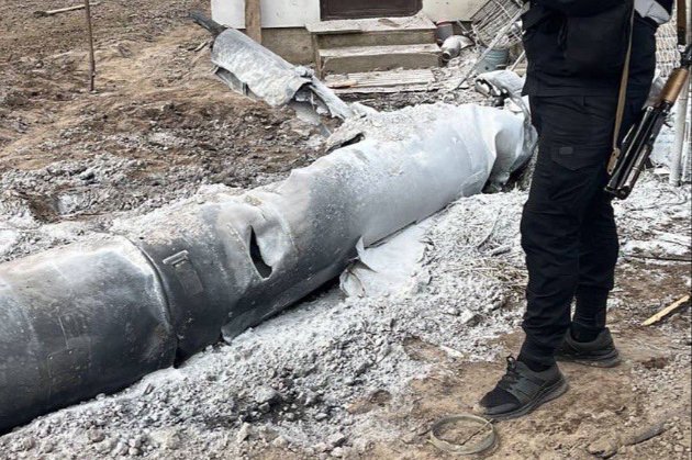 У поліції показали уламки збитих російських ракет (фото)