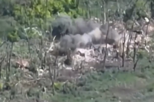 Прикордонники під Бахмутом ліквідували польовий склад окупантів (відео)
