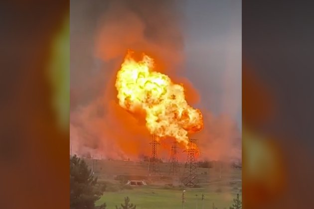 У Саратовській області після вибуху загорівся газопровід (відео)