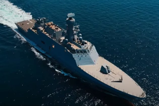 ВМС показали випробування у морі українського корвета «Гетьман Іван Мазепа» (фото,відео)