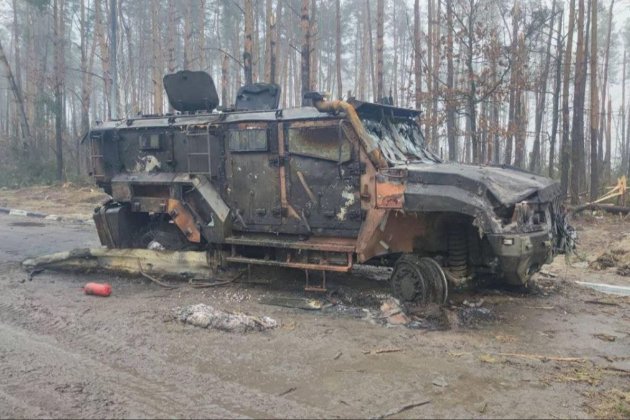 Українські розвідники знищили авто з окупантами в тилу ворога (відео)