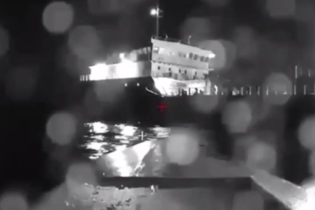 З'явилося відео атаки дрона на танкер SIG
