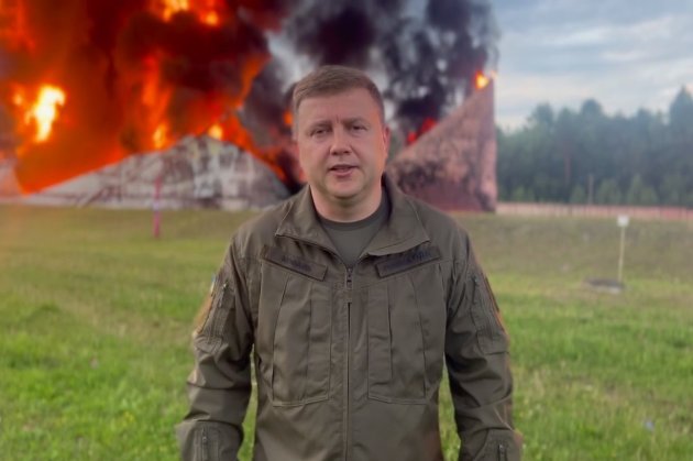 Російські дрони повністю зруйнували нафтобазу під Дубно — ОВА