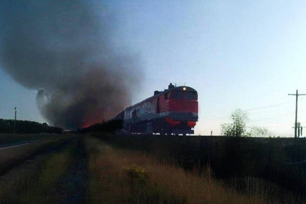 Сили спецоперацій у Криму вразили потяг з паливом для окупаційних військ (відео)