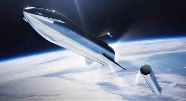 Наступний крок до Місяця. Маск показав фото корабля SpaceX Starship