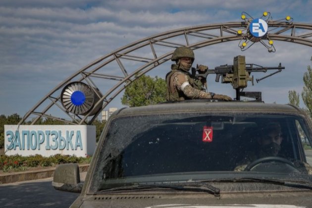 Російські загарбники обстрілюють маршрут місії МАГАТЕ із Запоріжжя до ЗАЕС