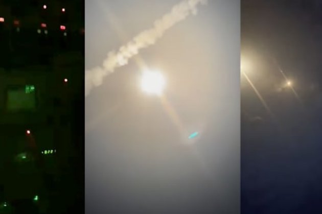 Повітряні сили показали знищення ракет «Калібр»та Х-101 над Україною (відео)