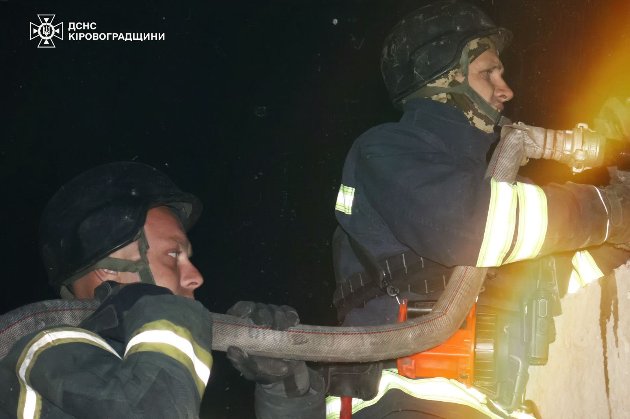 Внаслідок російської атаки дронів на Кіровоградщину, знеструмлено десятки населених пунктів