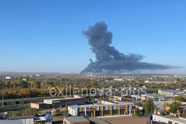 У російському Башкортостані дрони атакували нафтопереробний завод (відео)