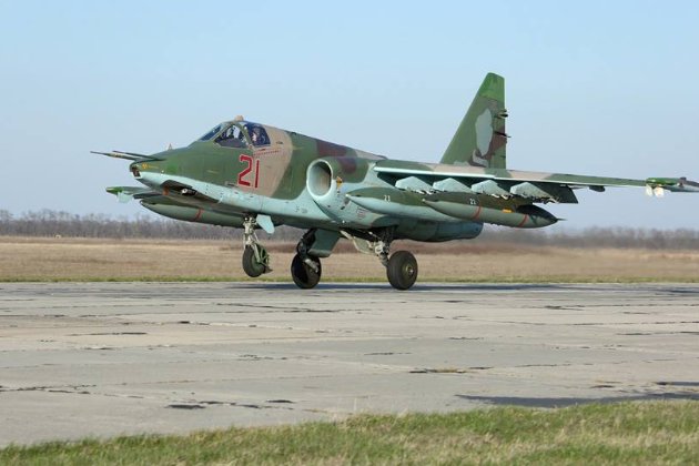 На Миколаївщині українські зенітники збили російський штурмовик Су-25