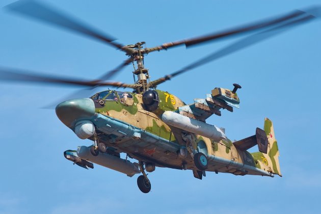 На Херсонщині збили ще один російський гелікоптер Ка-52