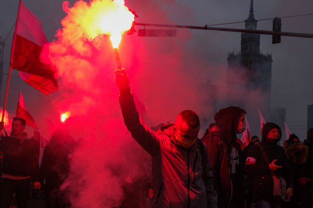 Марш незалежності у Варшаві закінчився сутичками із поліцією