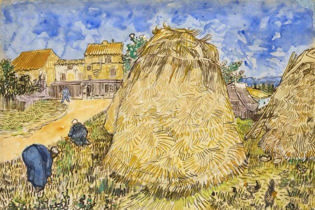 Картину Ван Гога «Пшеничні стоги» продали на аукціоні за рекордні $35,8 млн