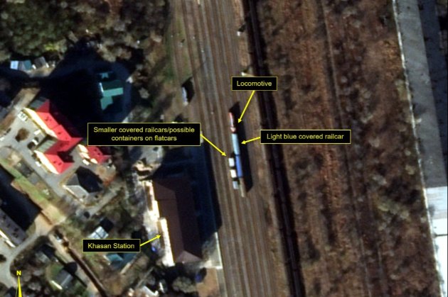 Супутник зафіксував перший за два роки потяг з КНДР до рф: він міг вести снаряди (фото)