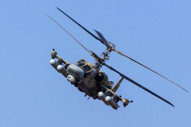 На Херсонщині збили два ударні російські вертольоти Ка-52